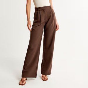 A&F Sloane Tailored Pant brown